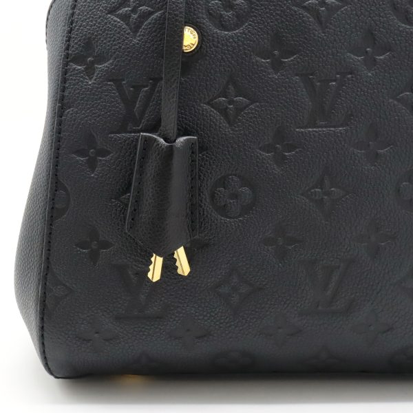 8 Louis Vuitton Monogram Emplant Montaigne BB Handbag Noir Black