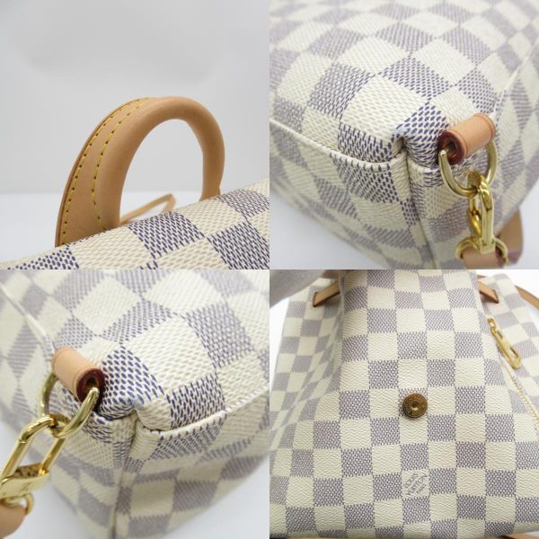 8 Louis Vuitton Sperone BB Backpack Backpack Bag Canvas Damier Azur