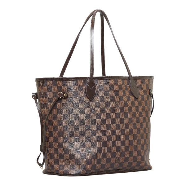 8 Louis Vuitton Damier Neverfull MM Tote Bag Shoulder Bag Brown