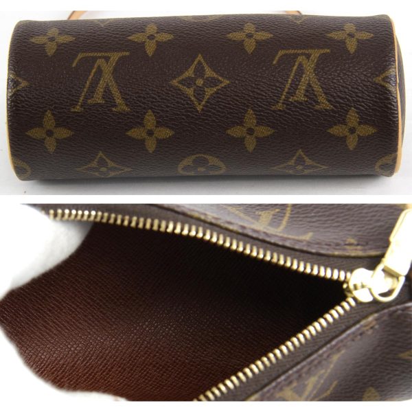 8 Louis Vuitton Papillon With Pouch Handbag Monogram Canvas