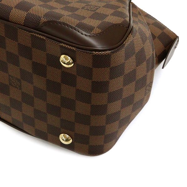 8 Louis Vuitton Verona PM Handbag Damier Leather Brown