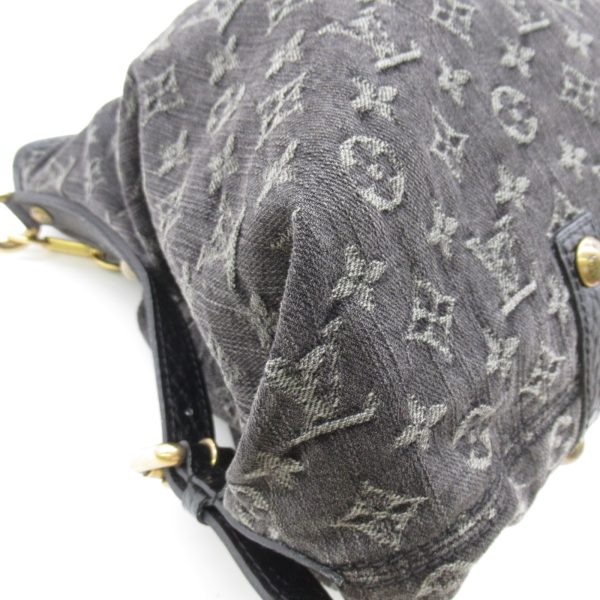 8 Louis Vuitton Neo Cabby GM Shoulder Bag Denim Monogram Black