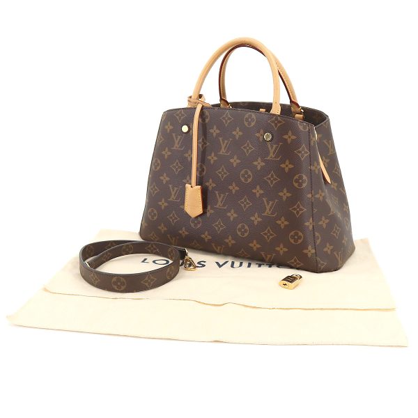 8 Louis Vuitton Monogram Montaigne MM 2 Way Hand Shoulder Bag