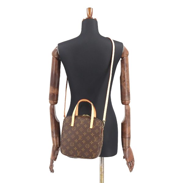 8 Louis Vuitton Monogram Spontini 2way Hand Shoulder Bag Brown