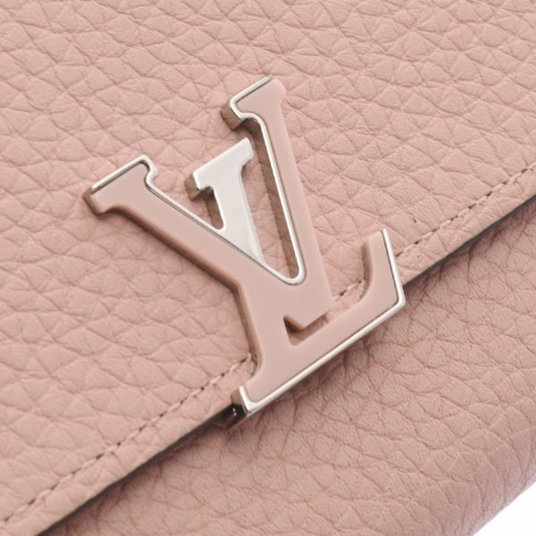 800000110699000 9 Louis Vuitton Portefeuille Capucines Compact Magnolia Wallet