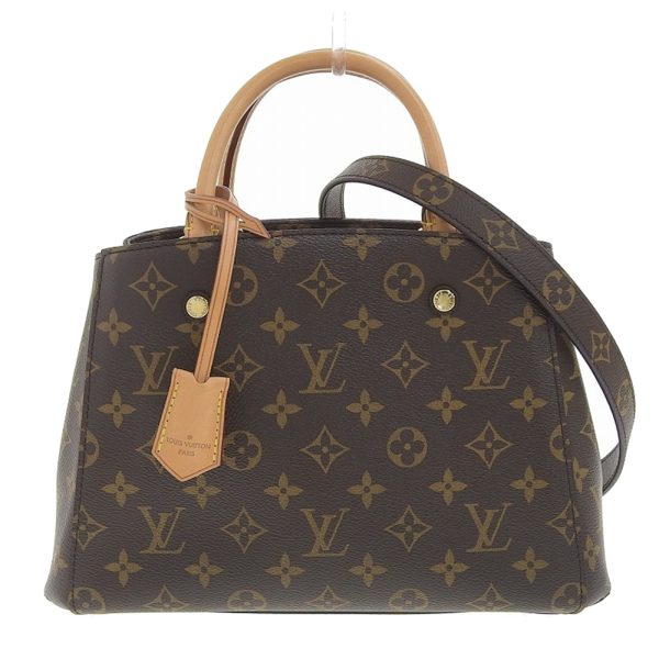 864388 1 Louis Vuitton Monogram Montaigne BB 2way Crossbody Shoulder Bag