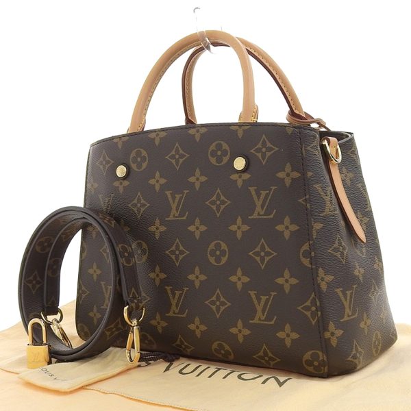 864388 2 Louis Vuitton Monogram Montaigne BB 2way Crossbody Shoulder Bag