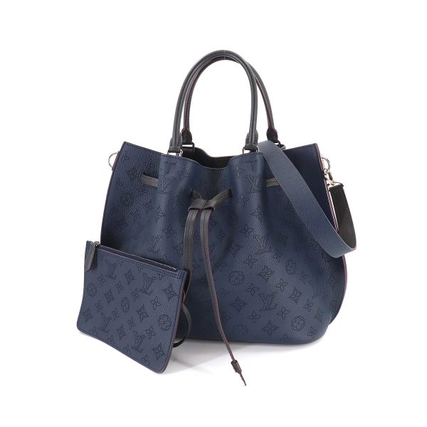 9 Louis Vuitton Mahina Girolatta 2 Way Tote Shoulder Bag Leather