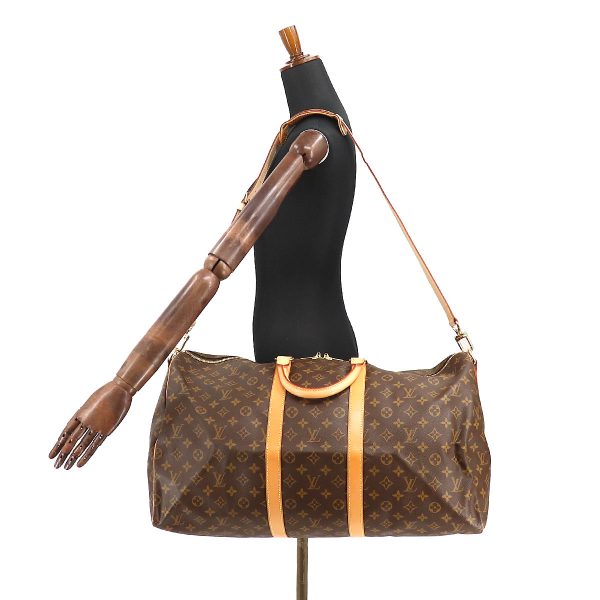 9 Louis Vuitton Monogram Keepall Bandouliere 55 2Way Boston Shoulder Bag
