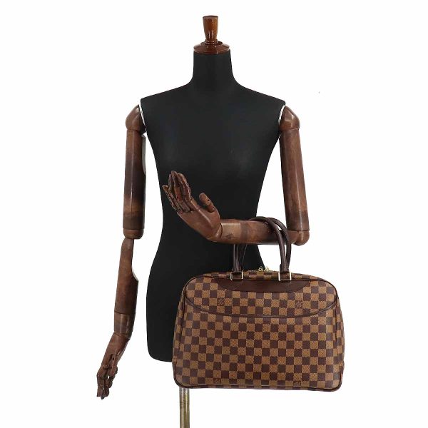 9 Louis Vuitton Deauville Damier Ebene HandBag Ebene