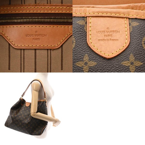 9 Louis Vuitton Monogram Delightful MM Brown