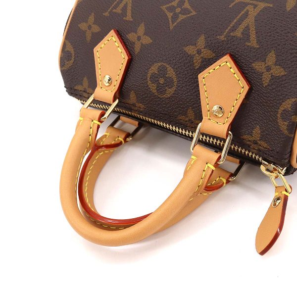 90172961 05 Louis Vuitton Monogram Nano Speedy 2Way Hand Shoulder Bag