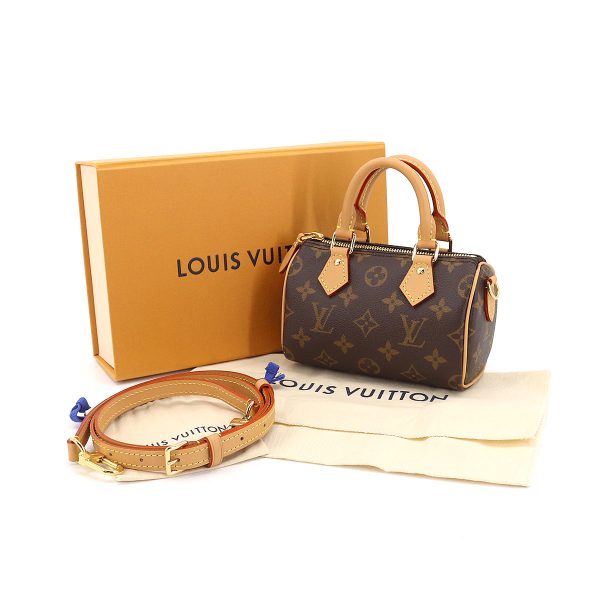 90172961 08 Louis Vuitton Monogram Nano Speedy 2Way Hand Shoulder Bag