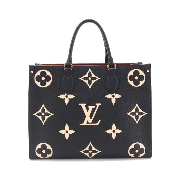 90173226 02 Louis Vuitton Monogram Implant On The Go MM 2Way Tote Shoulder Bag