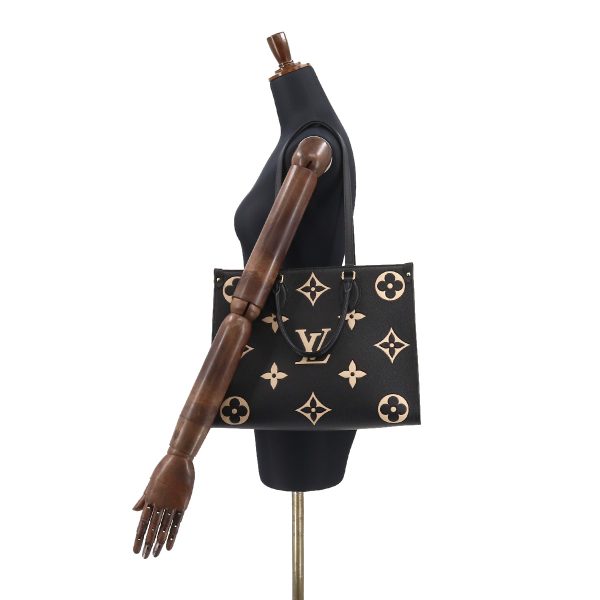 90173226 08 Louis Vuitton Monogram Implant On The Go MM 2Way Tote Shoulder Bag