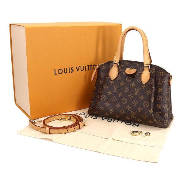 90173239 09 Louis Vuitton Monogram Rivoli PM 2Way Hand Shoulder Bag Brown