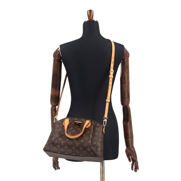 90173239 10 Louis Vuitton Monogram Rivoli PM 2Way Hand Shoulder Bag Brown