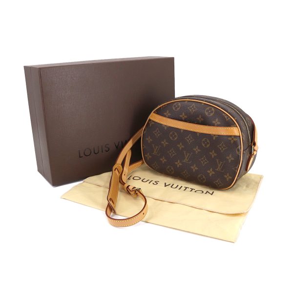 90173415 09 Louis Vuitton Monogram Blois Shoulder Bag Brown Crossbody