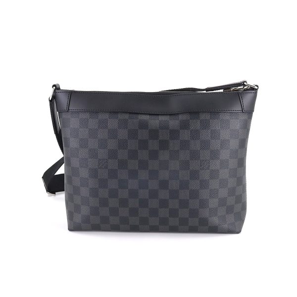 90173660 02 Louis Vuitton Damier Graphite Mick PM NM Shoulder Bag Black Gray