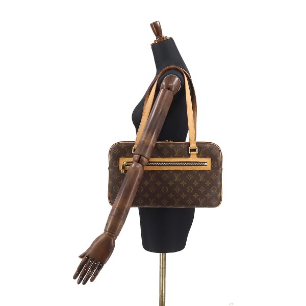 90173723 09 Louis Vuitton Monogram Cite GM Shoulder Bag Brown