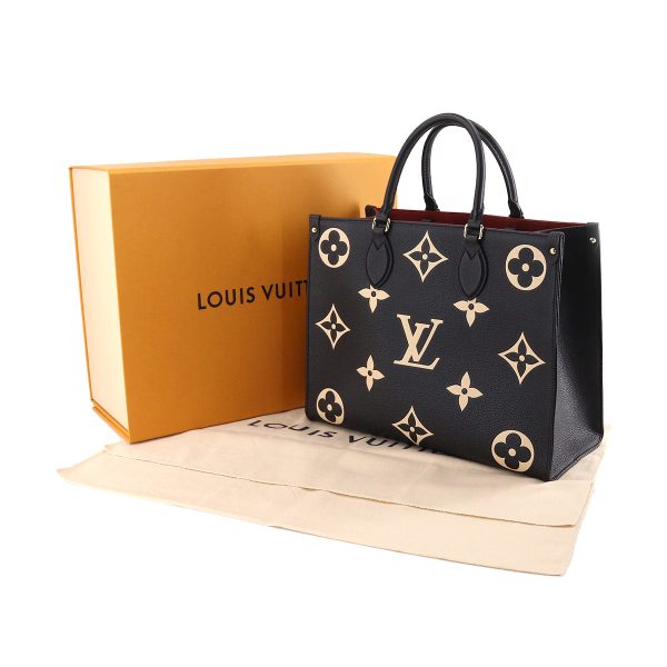 90174705 08 Louis Vuitton Monogram Implant On The Go MM 2Way Tote Bag