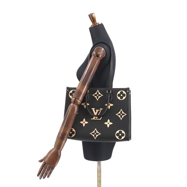 90174705 09 Louis Vuitton Monogram Implant On The Go MM 2Way Tote Bag