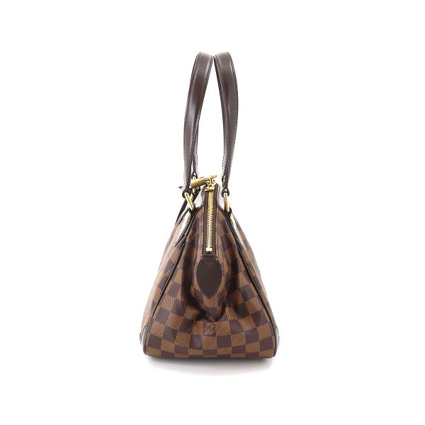 90175045 03 Louis Vuitton Damier Verona PM Hand Bag Ebene Brown