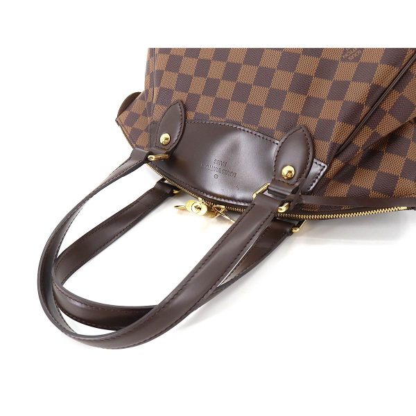 90175045 05 Louis Vuitton Damier Verona PM Hand Bag Ebene Brown