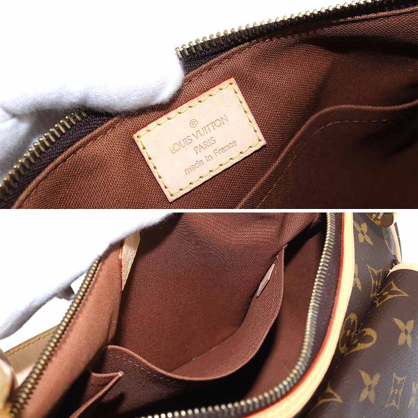 90175048 07 Louis Vuitton Monogram Tikal GM Shoulder Bag Brown Gold Hardware