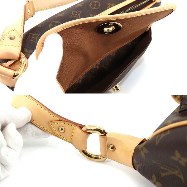 90175048 08 Louis Vuitton Monogram Tikal GM Shoulder Bag Brown Gold Hardware