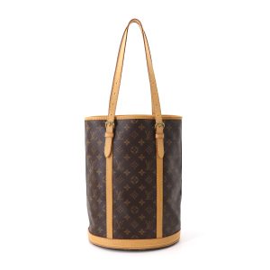 90175174 02 Louis Vuitton Parnassus Lockit MM Leather Handbag Noir