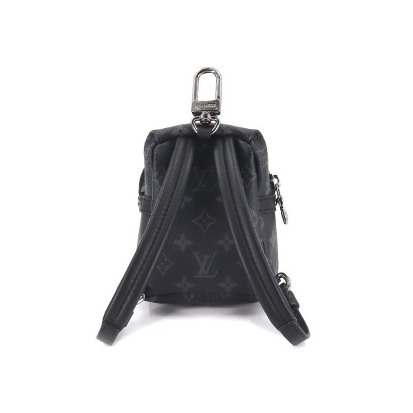 90175181 02 Louis Vuitton Monogram Eclipse Bijoux Sac Backpack Black