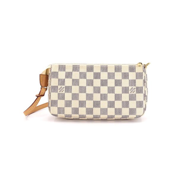 90175185 02 Louis Vuitton Damier Azur Pochette Accessoires Pouch