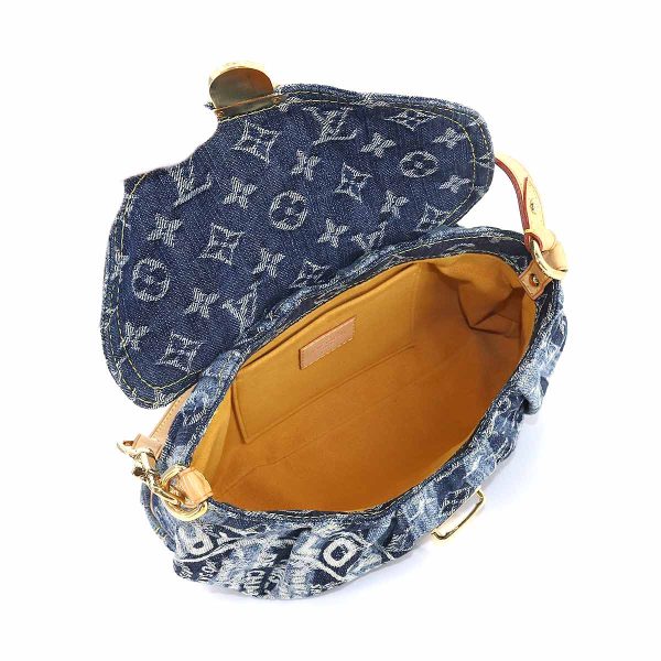 90175236 06 Louis Vuitton Monogram Denim Mini Pleaty Raye Shoulder Bag