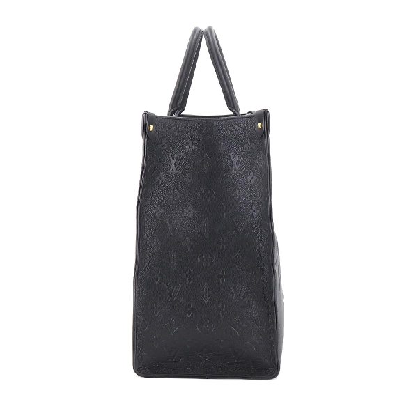 90175249 03 Louis Vuitton Monogram Implant Onthego GM 2Way Tote Bag Noir