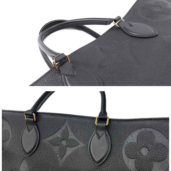 90175262 08 Louis Vuitton Monogram Implant Onthego GM 2Way Shoulder Bag Noir