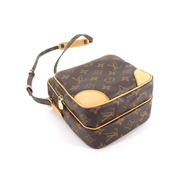 90175479 04 Louis Vuitton Monogram Amazon Shoulder Bag Brown Gold Hardware