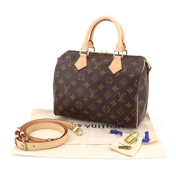 90176007 09 Louis Vuitton Monogram Speedy Bandouliere 25 2Way Shoulder Bag