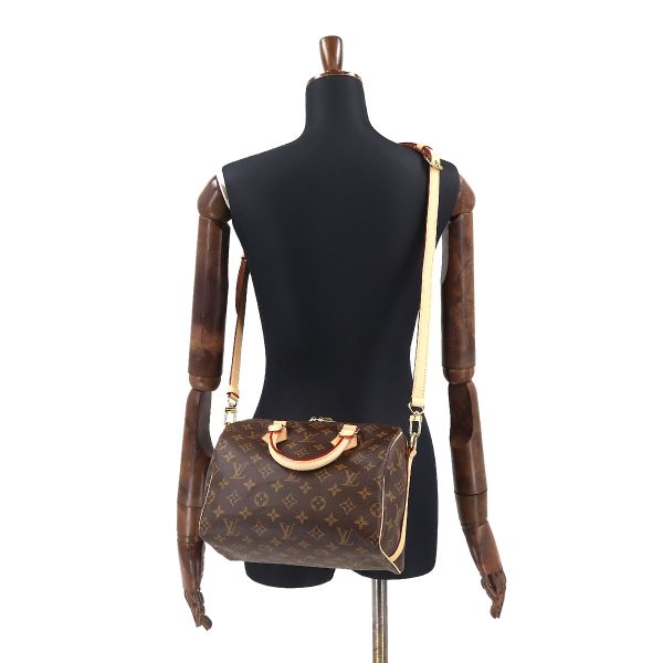 90176007 10 Louis Vuitton Monogram Speedy Bandouliere 25 2Way Shoulder Bag