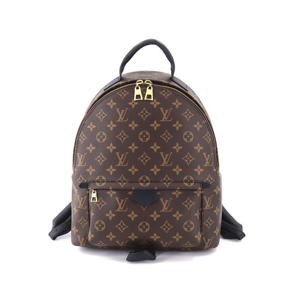 90176011 01 1 Louis Vuitton Monogram Palm Springs Backpack MM Brown