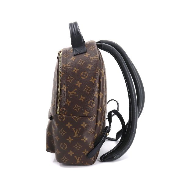 90176011 03 Louis Vuitton Monogram Palm Springs Backpack MM Brown