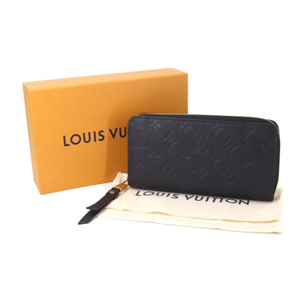 90176041 08 Louis Vuitton Monogram Implant Zippy Wallet Long Leather Noir