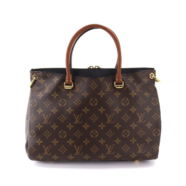 90176186 02 Louis Vuitton Monogram Pallas 2Way Hand Shoulder Bag Leather