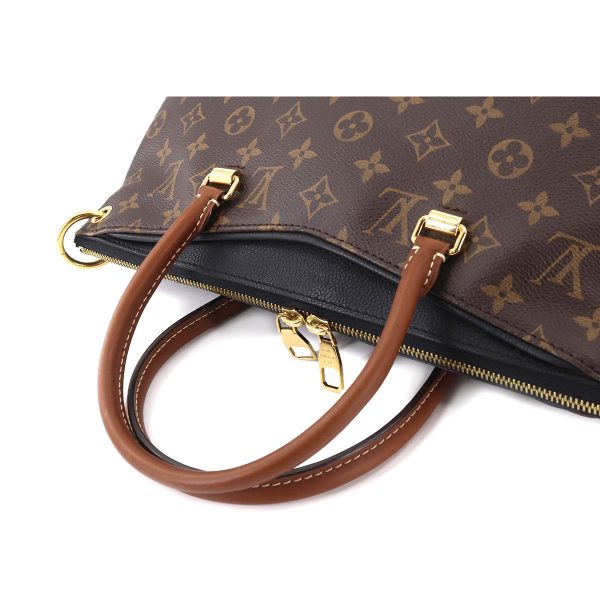 90176186 05 Louis Vuitton Monogram Pallas 2Way Hand Shoulder Bag Leather