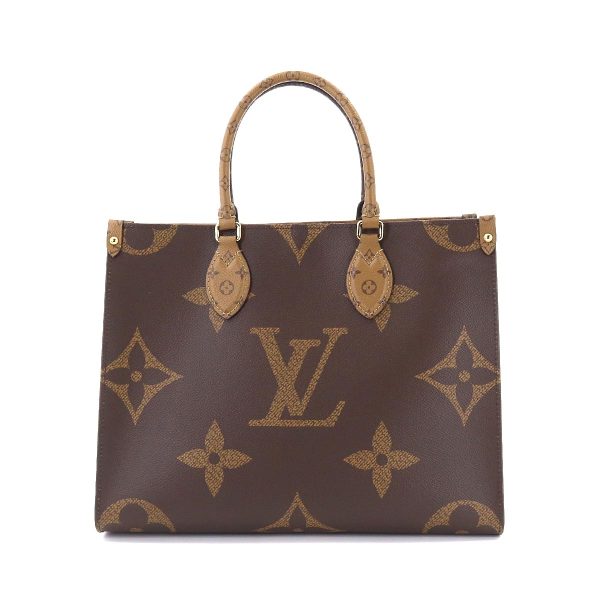 90176259 01 1 Louis Vuitton Giant Monogram On The Go MM 2way Tote Bag