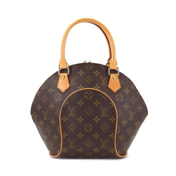 90176274 02 Louis Vuitton Monogram Ellipse PM Hand Bag Brown Gold Hardware