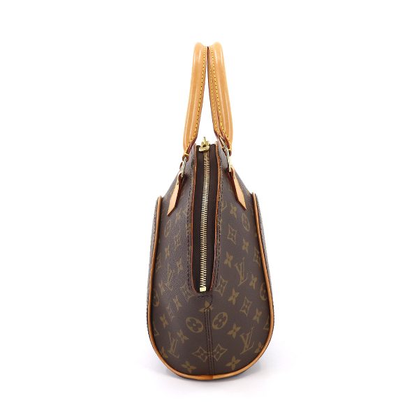 90176274 03 Louis Vuitton Monogram Ellipse PM Hand Bag Brown Gold Hardware