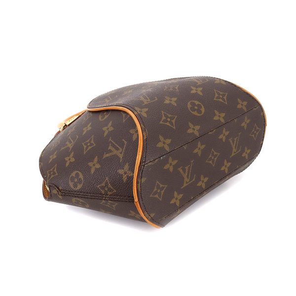 90176274 04 Louis Vuitton Monogram Ellipse PM Hand Bag Brown Gold Hardware