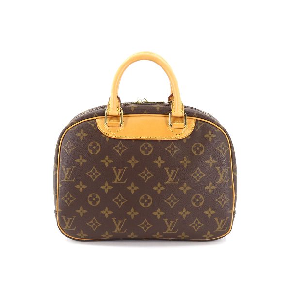 90176278 02 Louis Vuitton Monogram Trouville Hand Bag Brown Gold Hardware