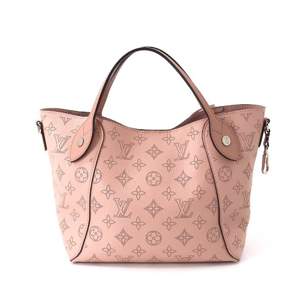 90176693 02 Louis Vuitton Mahina Hina PM Magnolia Shoulder Bag Pink